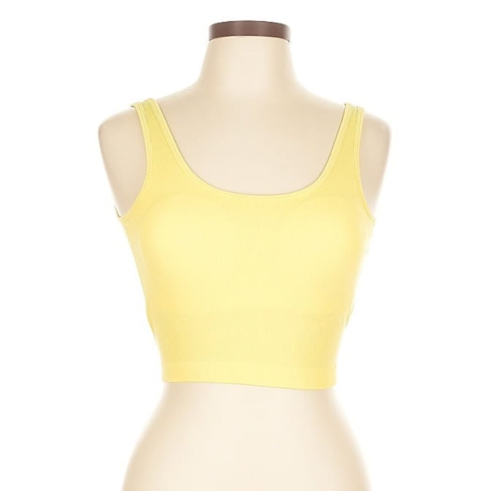 Yellow Women's Crop Top